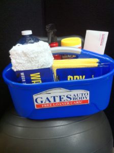 Gates Auto Body- car care kit and certificate for detailing